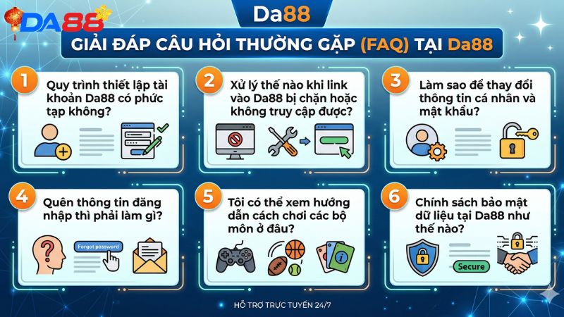 Giải Đáp Câu Hỏi Thường Gặp (FAQ) Tại Da88 – Hỗ Trợ Người Chơi 24/7