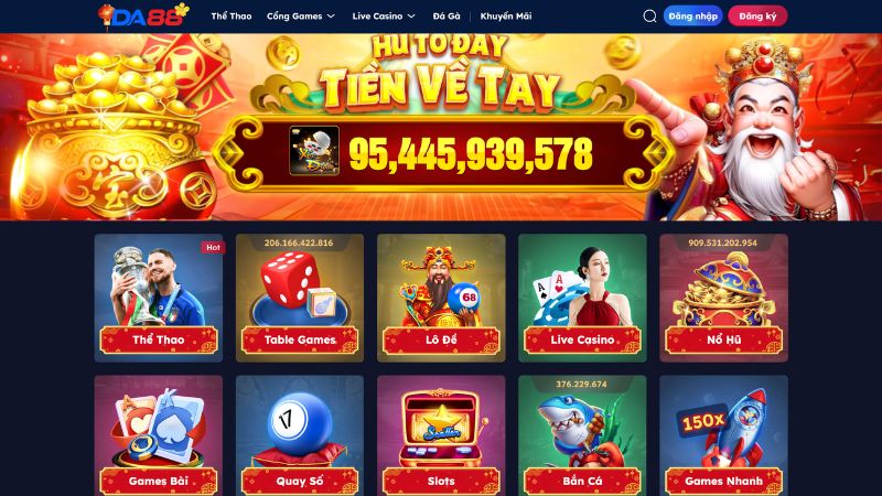 Hệ sinh thái giải trí đỉnh cao tại Da88