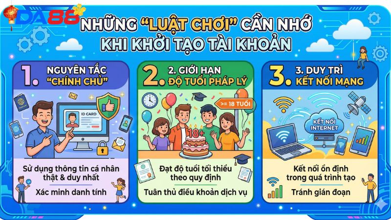 Những "Luật Chơi" Cần Nhớ Khi Khởi Tạo Tài Khoản