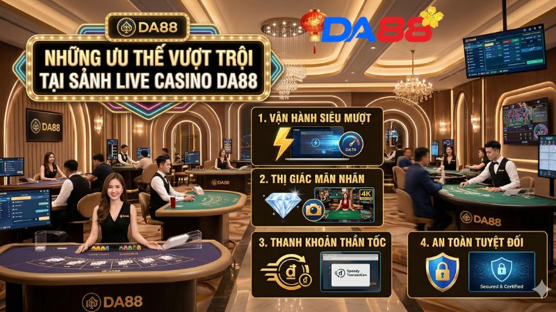 Những ưu thế vượt trội tạo nên thương hiệu DA88
