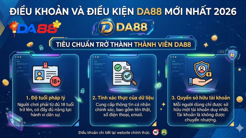 Tiêu Chuẩn Trở Thành Thành Viên Da88