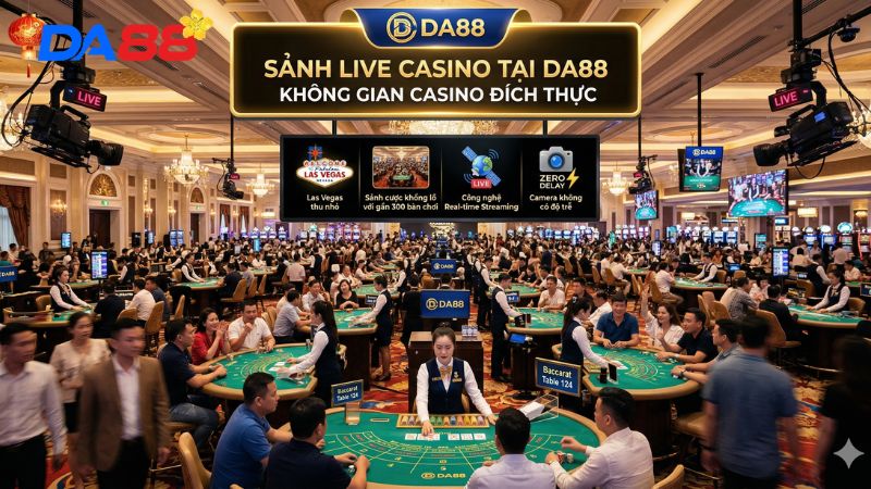 Tổng quan về sảnh live Casino tại DA88