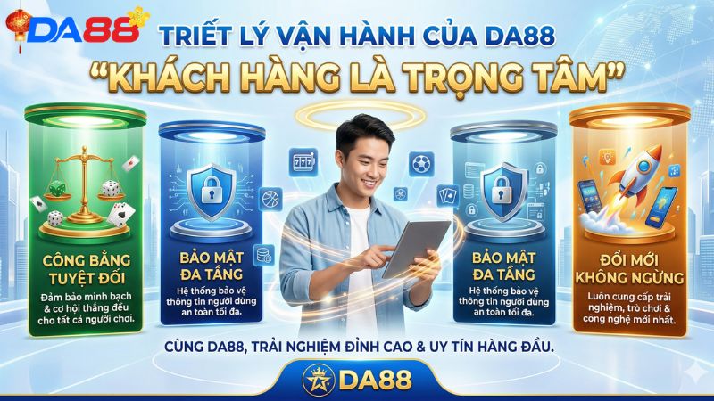 Triết lý vận hành của nhà cái Da88: "Khách hàng là trọng tâm"